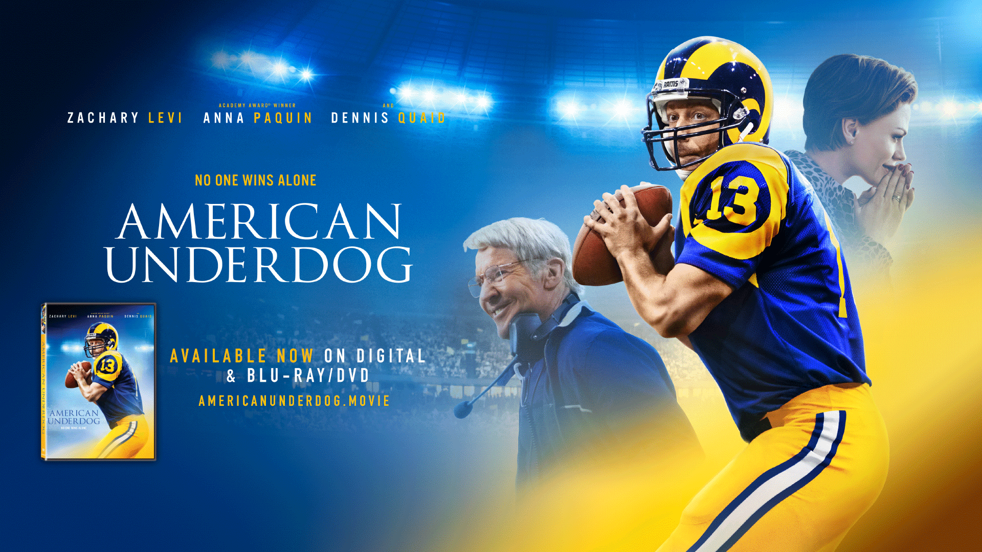 Zachary Levi to play Kurt Warner in 'American Underdog' life story